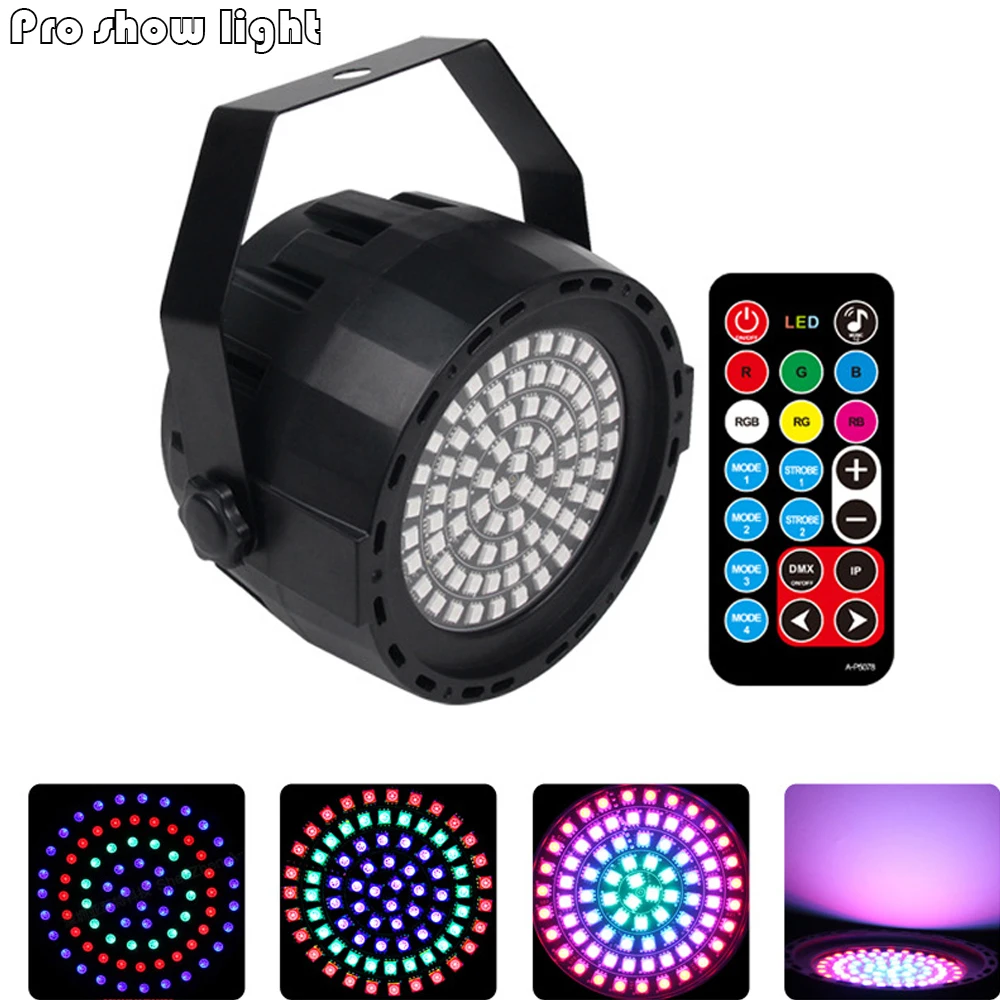 

30Pack 78LEDS LED Par Light Disco Wash Light DJ Equipment 7 Channels DMX 512 LED Uplights Strobe DJ Party Stage Lighting Effect