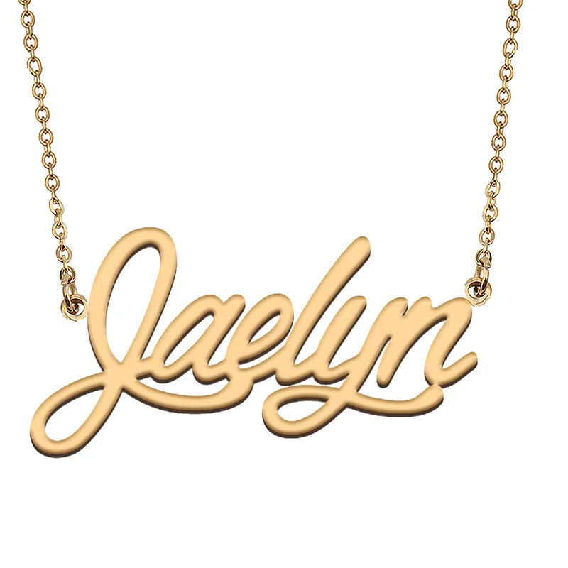 

Jaelyn Custom Name Necklace Customized Pendant Choker Personalized Jewelry Gift for Women Girls Friend Christmas Present