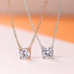 ZHOUYANG Women's Necklace Vintage Classic Round Cubic Zirconia Gold Color Pendant Choker Chains Wedding Accessories Jewelry N415