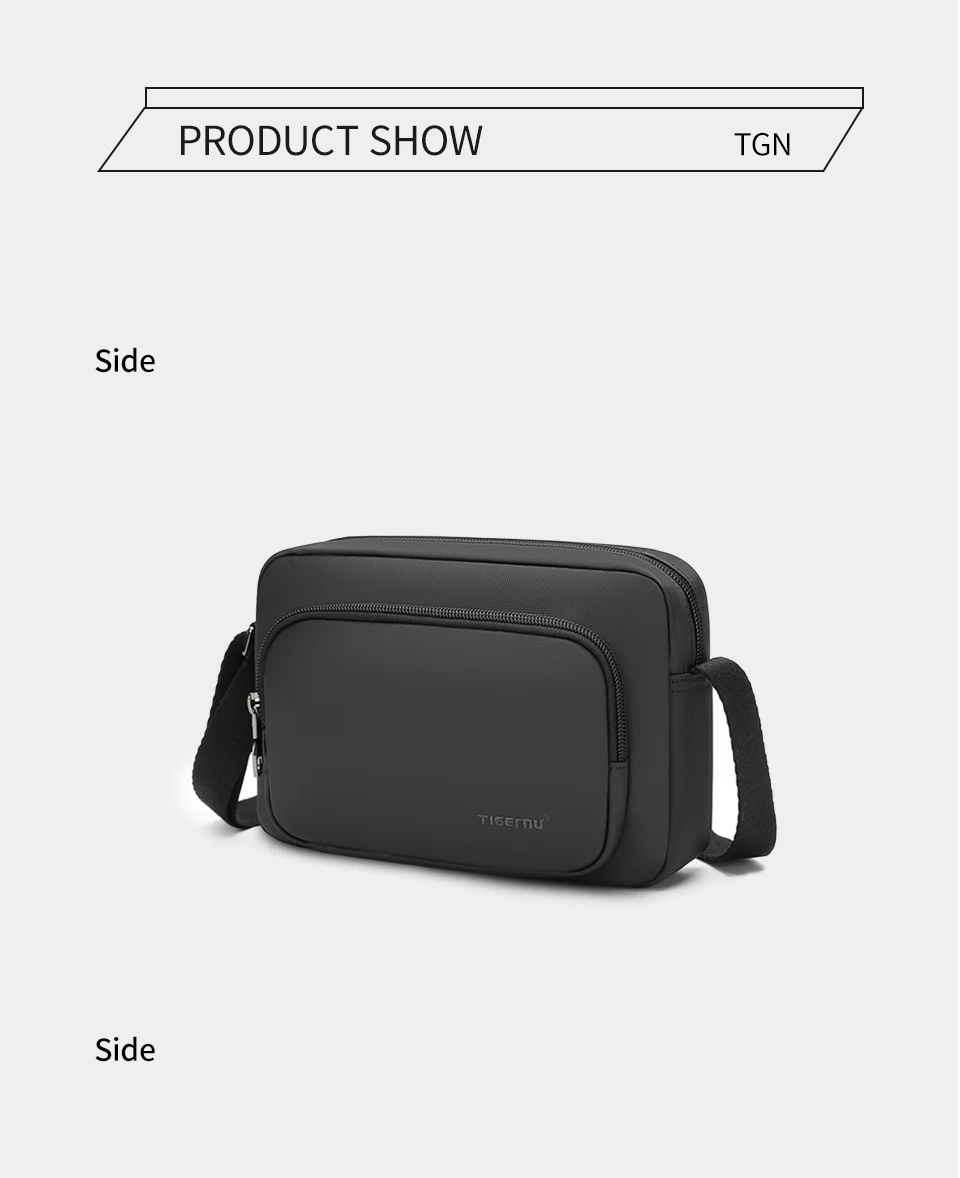 Tigernu Neue 0,2 KG Leichte Mode Männer Schulter Tasche Hohe Qualität Wasserdichte Männliche Mini Taschen Messenger Taschen Für Männer Für frauen – Detail 10