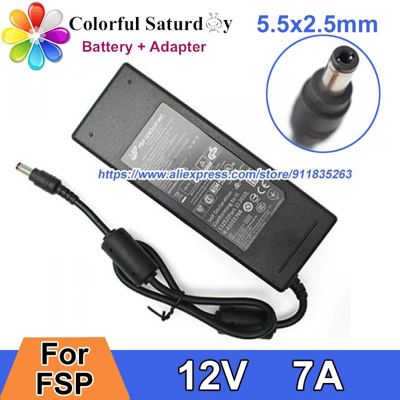 

For QANP TS-212 AC Adapter 12V 7A 84W FSP084-DMAA1 FSP084-DIBAN2 FSP Power Supply For DROBO DRO4DD DRO4DU10 DR04DD 28000399 DS81