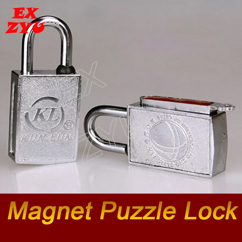 EXZYU Magnet Puzzle Lock real life escape room game props widely used in chamber game