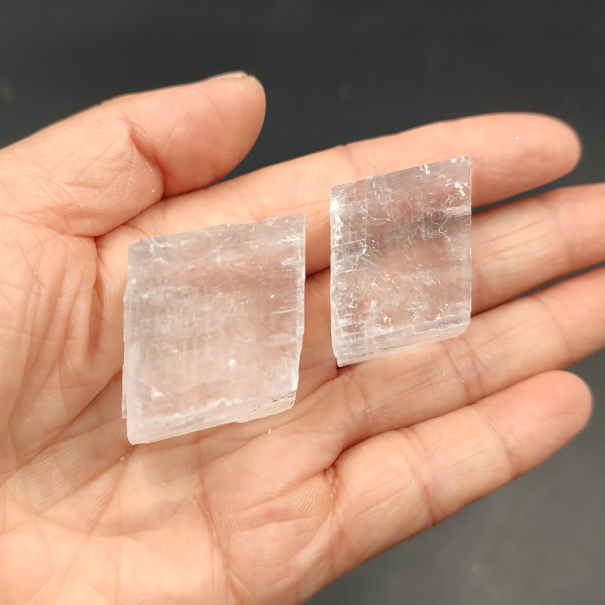 100g Bulk Natural Stone Clear White/Yellow Calcite Iceland Spar Minerals Quartz Energy Specimen Raw Crystal Stones Healing Reiki view 3