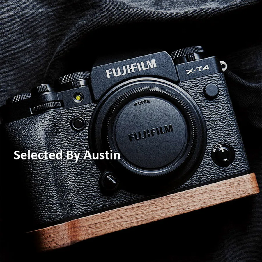 Drewniana płyta podstawowa ściskacz płyta montażowa do statywu FUJI XT4 FUJIFILM X T4