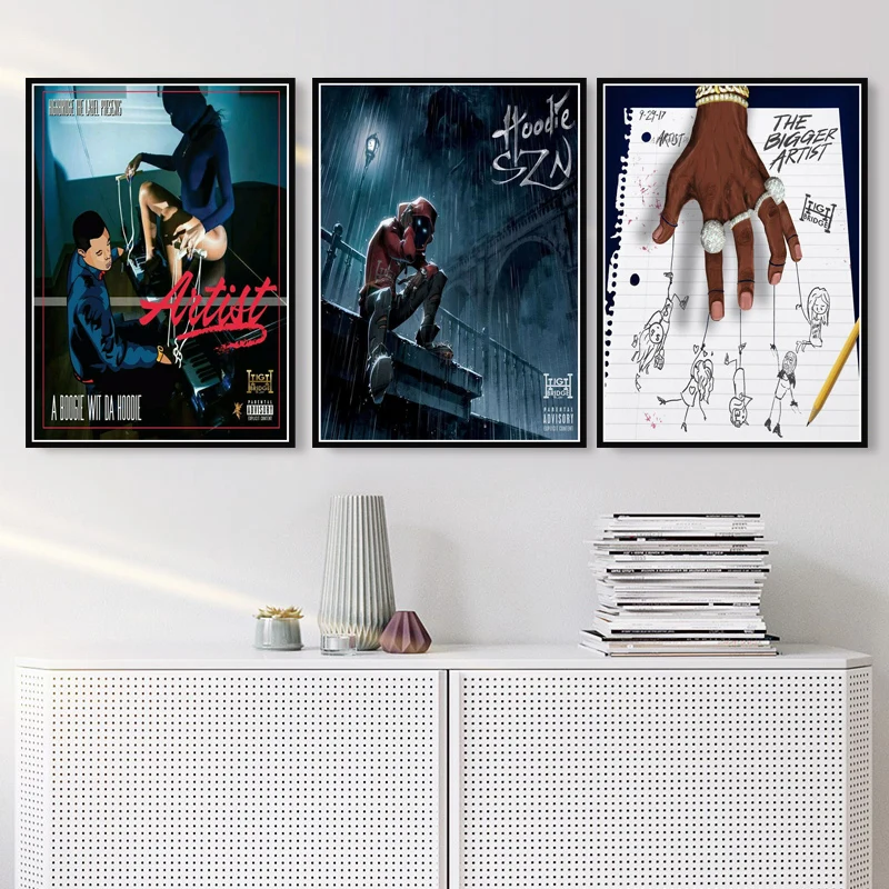 

A Boogie wit da Hoodie Hoodie SZN Music Cover Album Poster Prints Canvas Art Painting Wall Pictures For Living Room Home Decor