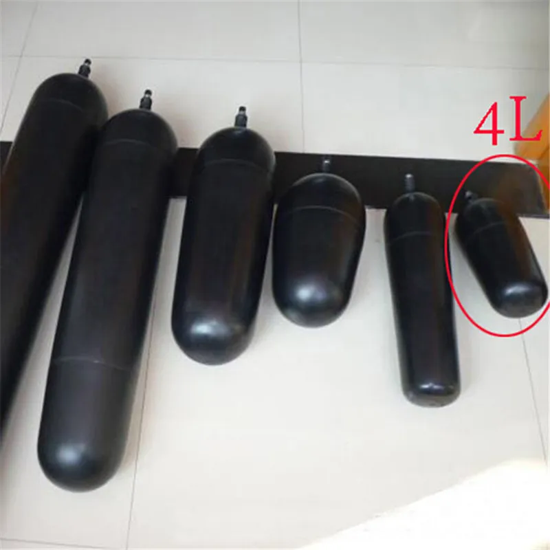 Nitrogen Bladder Accumulators Charging  Inflatable  Seal  Fill Valve SB330 50liter D=200MM L=1538MM