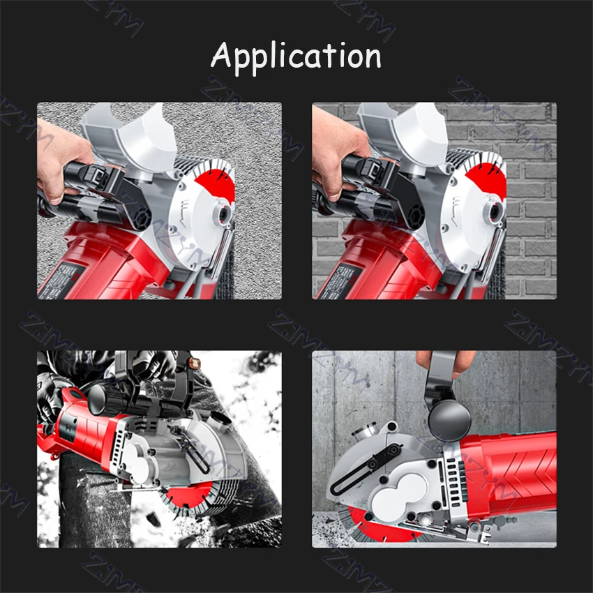 KCJ-001 Electric Wall Chaser Handheld Laser Slotting Machine Brick Wall Cutting Machine Concrete Groove Slotting Machine 220V