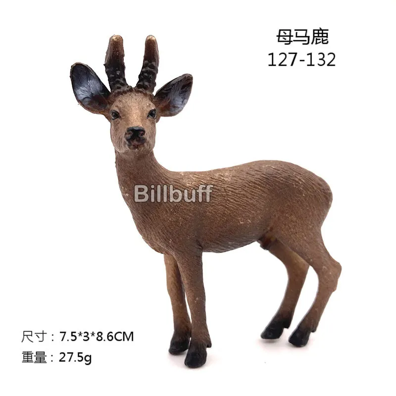 Simulation PVC Camel Poitou Donkey Alpaca Vicugna Reindeer Elk Sika Deer Action Figures Dolls Educational toys for children Gift
