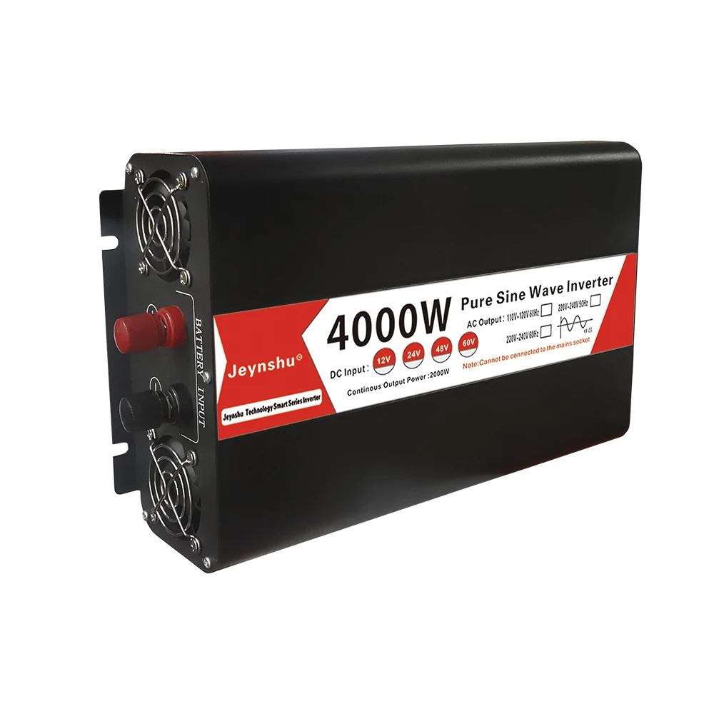 Imagem -05 - Inversor de Onda Senoidal Pura Conversor de Energia Solar para Carros 12v 220v 4000w 5000w dc 12v 24v 48v para ac 220v