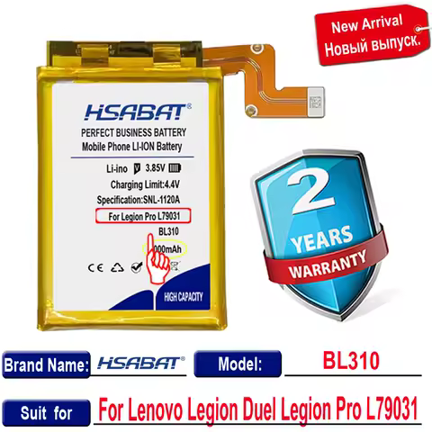 3000mAh Battery for Lenovo Legion Duel Legion Pro L79031