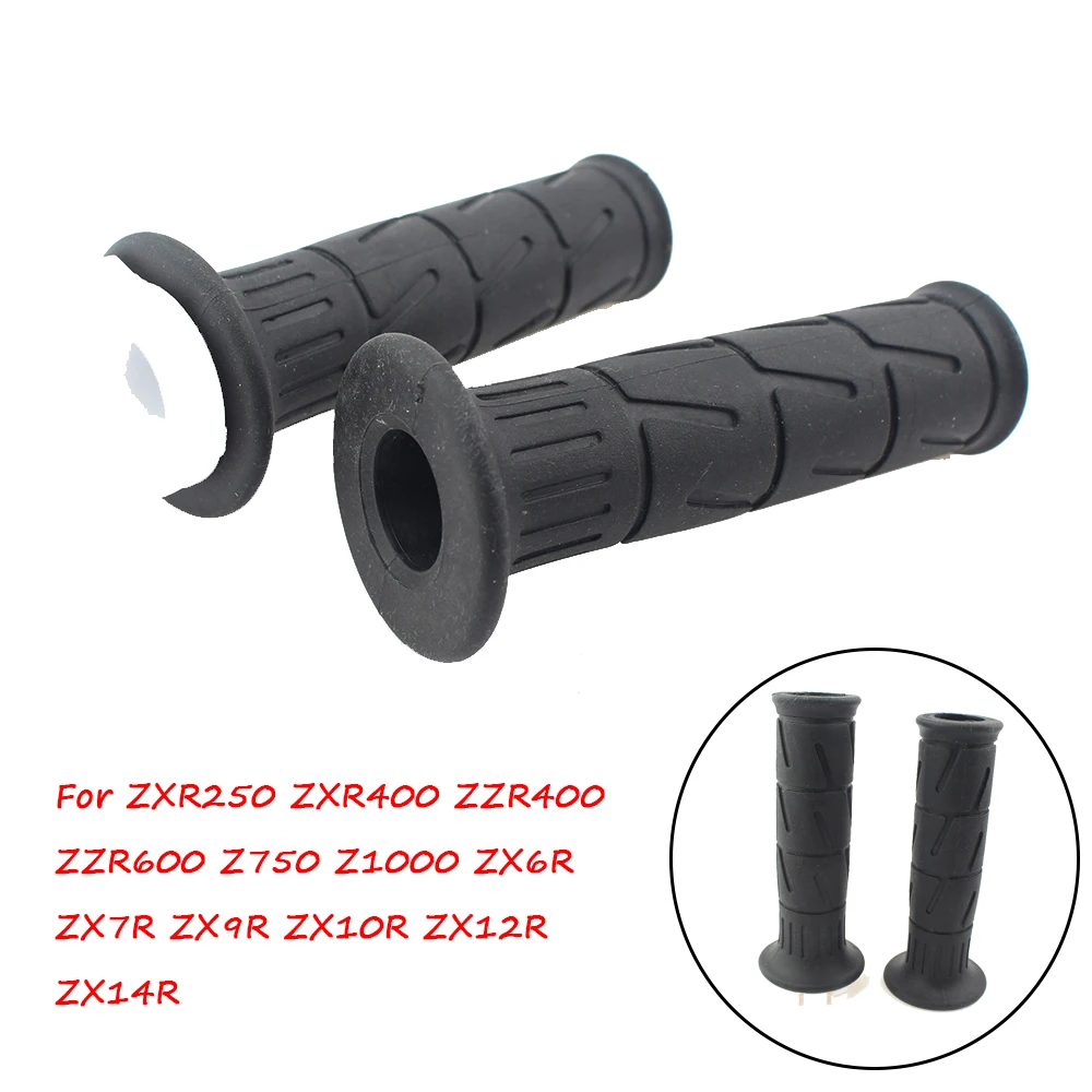 

For Kawasaki ZXR250 ZXR400 ZZR400 ZZR600 Z750 Z1000 ZX10R ZX12R ZX14R ZX6R ZX7R ZX9R Motorcycle Grips 7/8" 22mm Handle Bar Grip