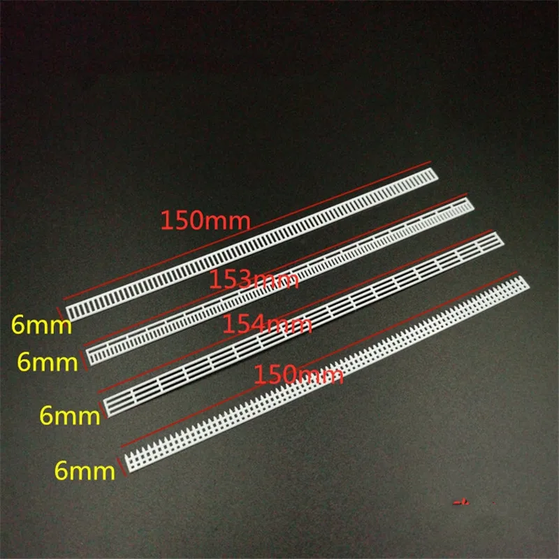 10 pz/lotto 6mm ABS modello di costruzione materiale treno ferroviario recinzione Layout casa fai da te