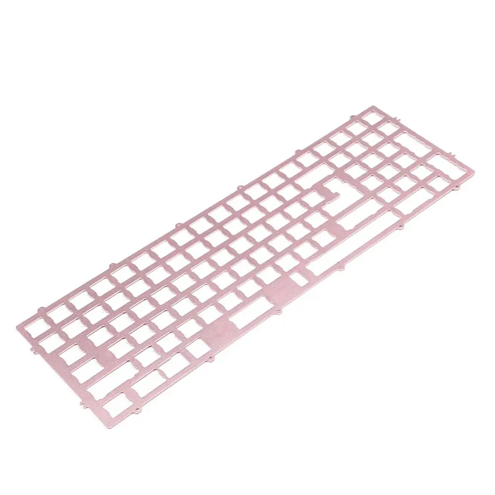 YMDK Melody 96 PVD Brass Plate Aluminum Plate Acrylic Bottom For Melody 96 Case Keyboard