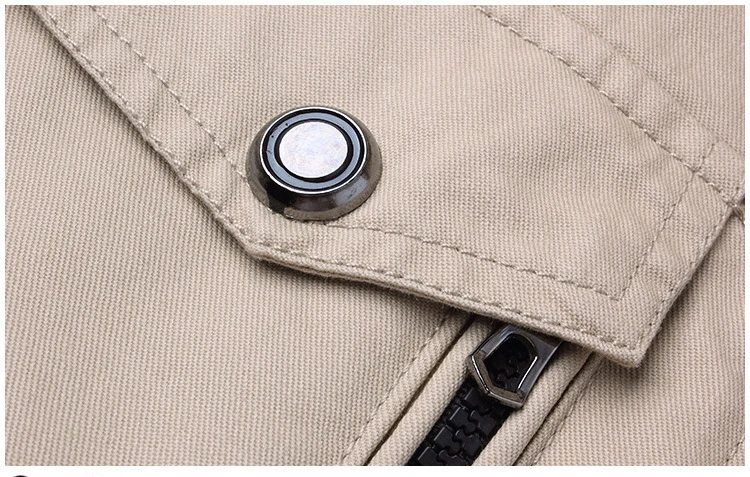 Bomberjacke Männer Mode Lässig Windjacke Jacke Mantel Männer 2025, Frühling Herbst Neue Heiße Outwear Solide Stehen Dünne Jacke Herren – Detail 8