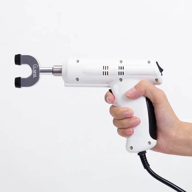 إعادة تأهيل العمود الفقري بتقويم العمود الفقري تعديل أداة جهاز علاج العمود الفقري/الكهربائية تصحيح العمود الفقري بندقية المنشط مدلك #6