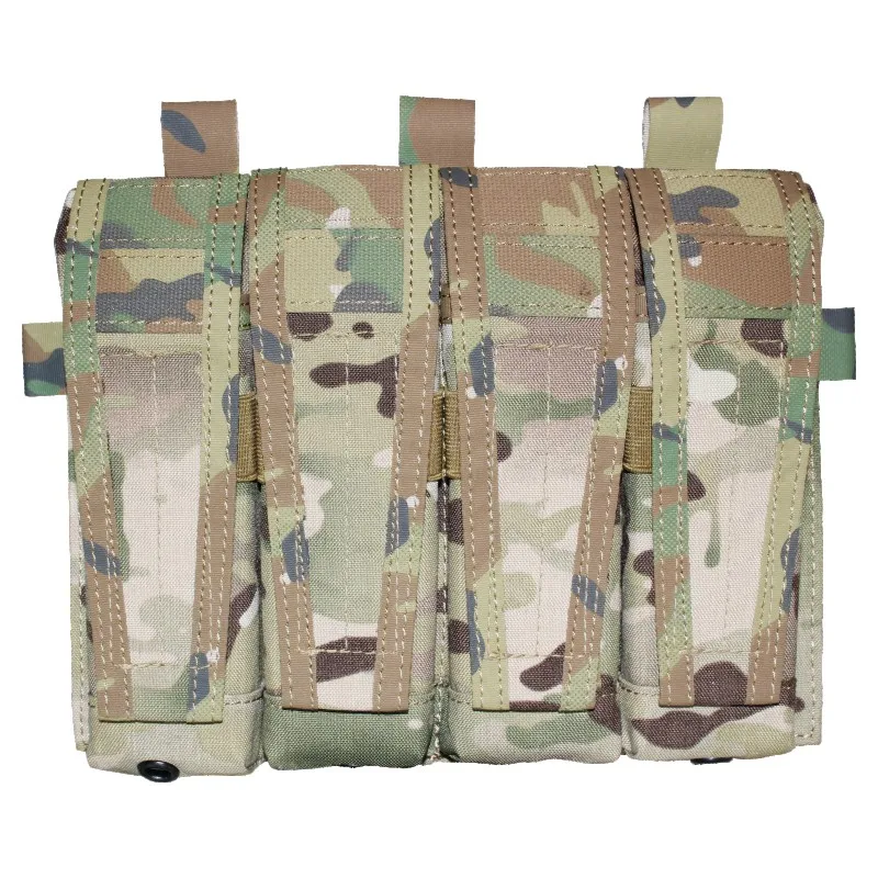 

DRAGON EDGE Airsoft Tactical Vest MP7 Flap Mag Pouch Paintball Army Hunting Modular Molle Magazine Holder