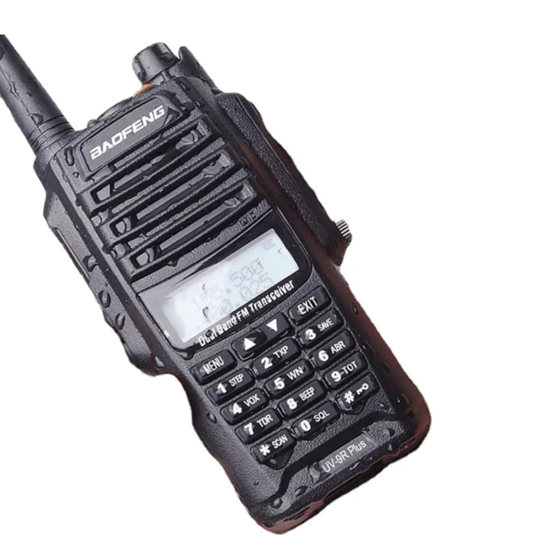 Baofeng UV-9RPlus Walkie Talkie High Power Mobile Radio Double Band 8W Long Distance Communication Intercom Outdoor Hotel