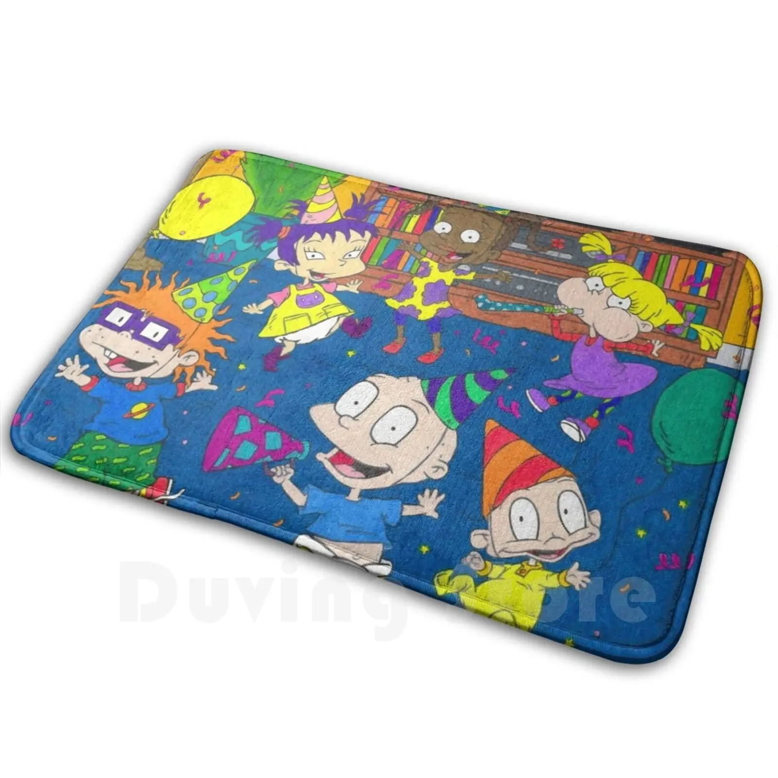 Chuckie Angelica-alfombra para fiesta de cumpleaños, cojín suave antideslizante, pepinillos Chuckie Finster Dil, pepinillos Angelica