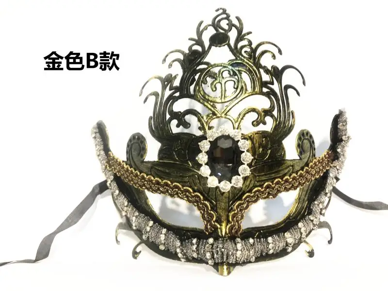 H3391 Masquerade Dance Mask Women Stage Nightclub Christmas Party Golden Silver Masks Girl Carnival Ball Anonymous Accessories