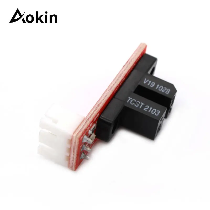 6PCS 3D Printer Parts Endstop Optical Light Control Switch for RAMPS 1.4 Board Part with 3 Pin Cable DIY Limit Switch