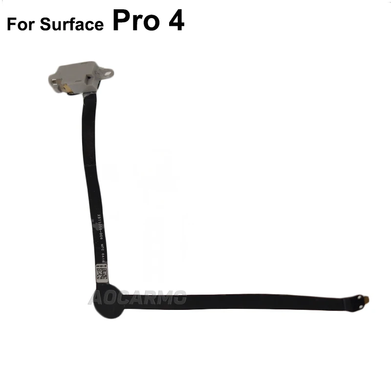 Aocarmo For Surface Pro4 Pro5 Pro6 Pro 6 5 4 1724 Headphone Jack Audio Flex Cable Replacement Parts