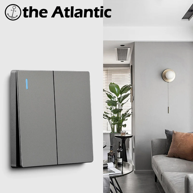 

Универсальный переключатель, Синий светодиодный флуоресцентный переключатель