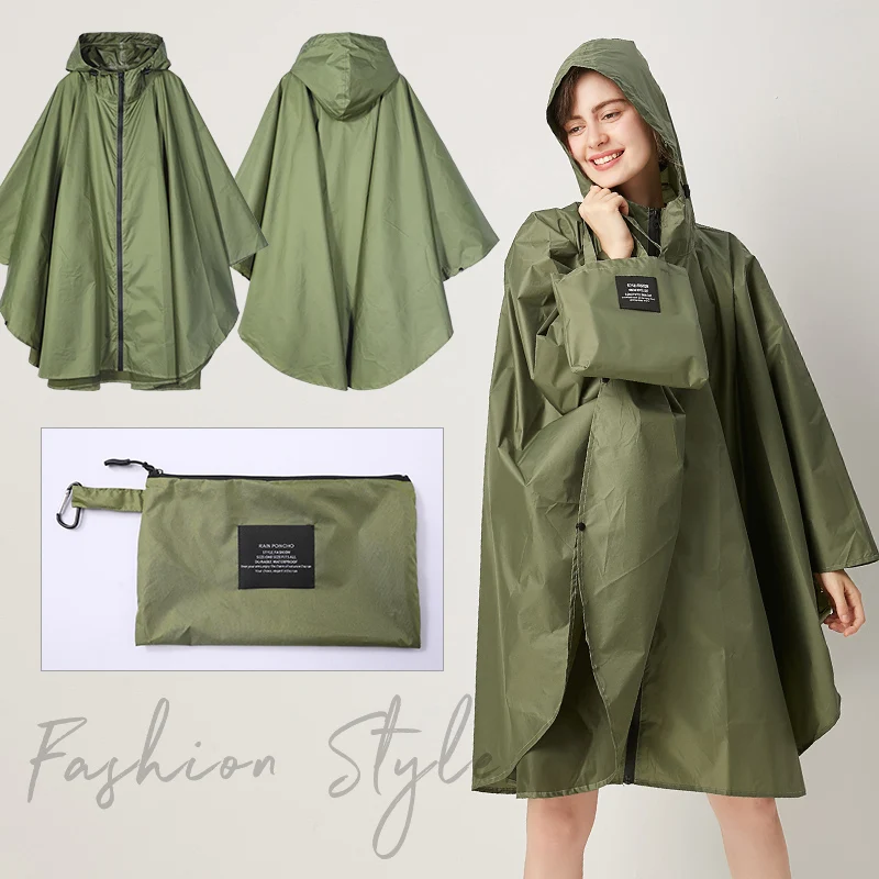 

Outdoor Military Waterproof Raincoat Green Rain Coat Men Raincoat Women Awning From Rain Motorcycle Rain Poncho Picnic Mat