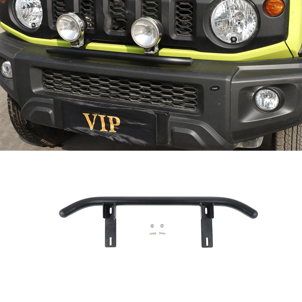 

Car Front Bumper Grills Spotlight Bracket Supports for Suzuki Jimny 2019 2020 2021 2022 2023 JB64 JB74 External Accessory Black