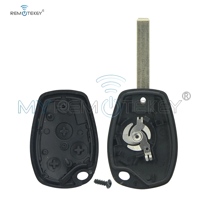 Remtekey Remote car key case shell for Renault Clio III Kangoo II Master Modus 3 button VA6