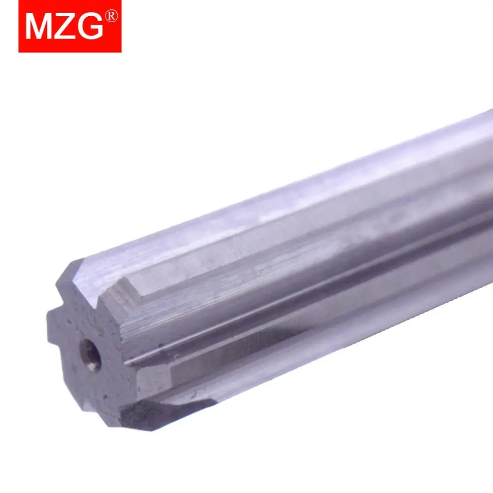 MZG  1PCS HRC55 6 Flute 4 5  6 8 12 mm Straight Flute CNC Lathe Machining Carbide Milling Tungsten Steel Milling Cutter Reamer