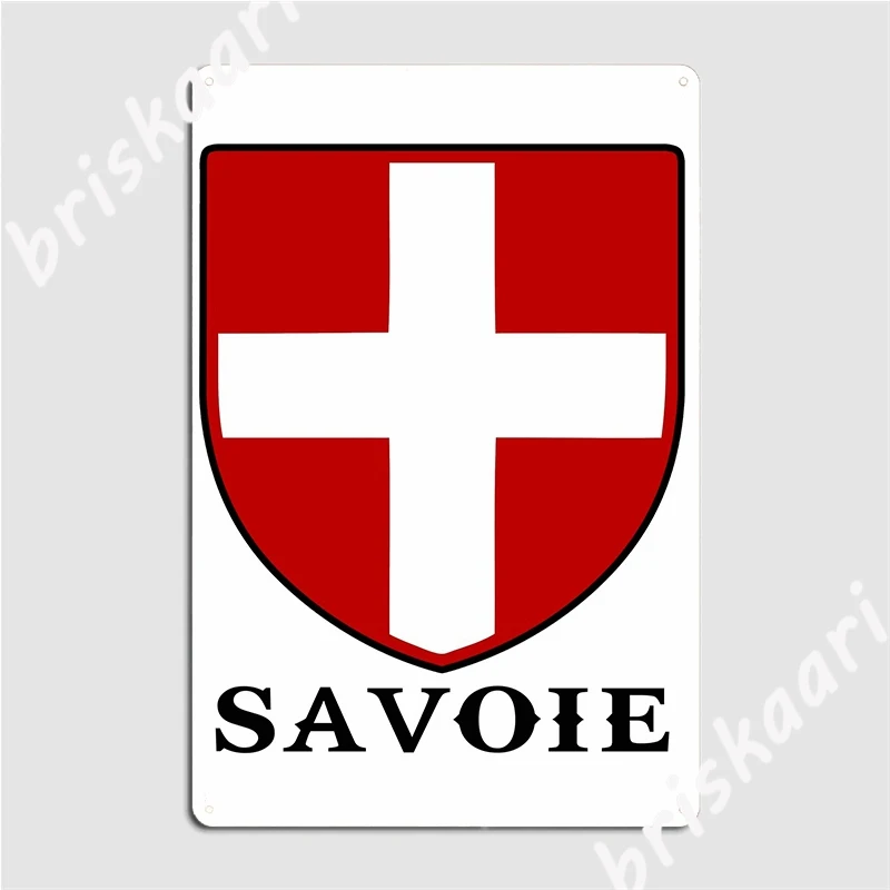 Savoie Metal Sign Wall Mural Garage Club Printing Plates Tin Sign Posters