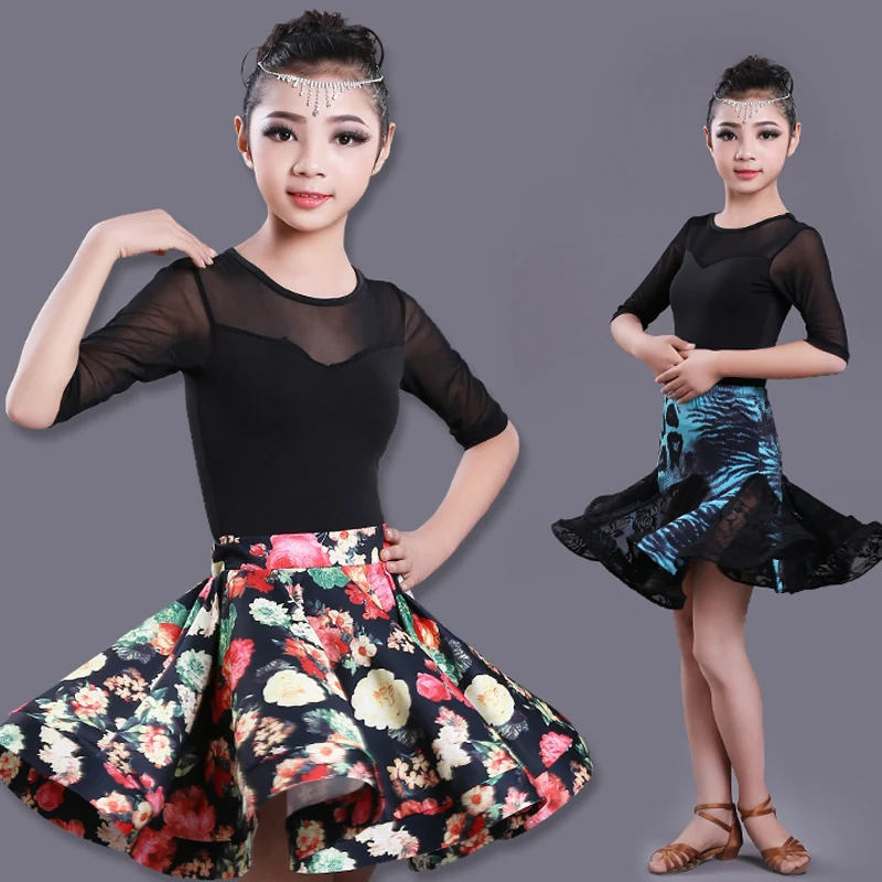 

Latin Dance Practice Clothes Children Professional Latin Dance Competition Regulations Clothes Rumba Tango Samba Clothes DQL3395