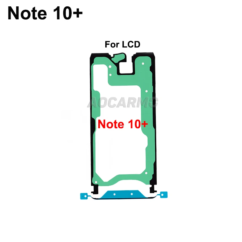 For Samsung Galaxy Note 10+ Plus Full Set Adhesive LCD Screen Tape Back Battery Sticker Cover Frame Camera Lens Waterproof Glue