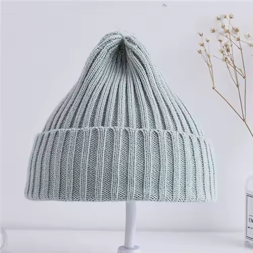 Baby Kids Ribbed Knitted Beanie Hats For Girls Boys Casual Toddlers Windproof Cap 6M-4Years Baby Photography Props Accessories - Image 15