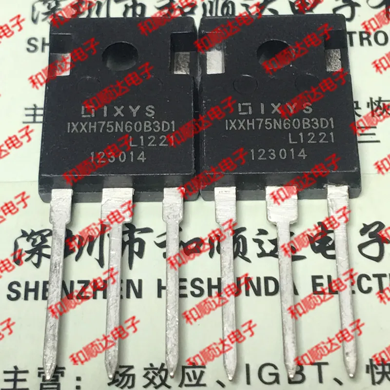 

5PCS/Lot IXXH75N60B3D1 TO-247 IGBT600V 160A