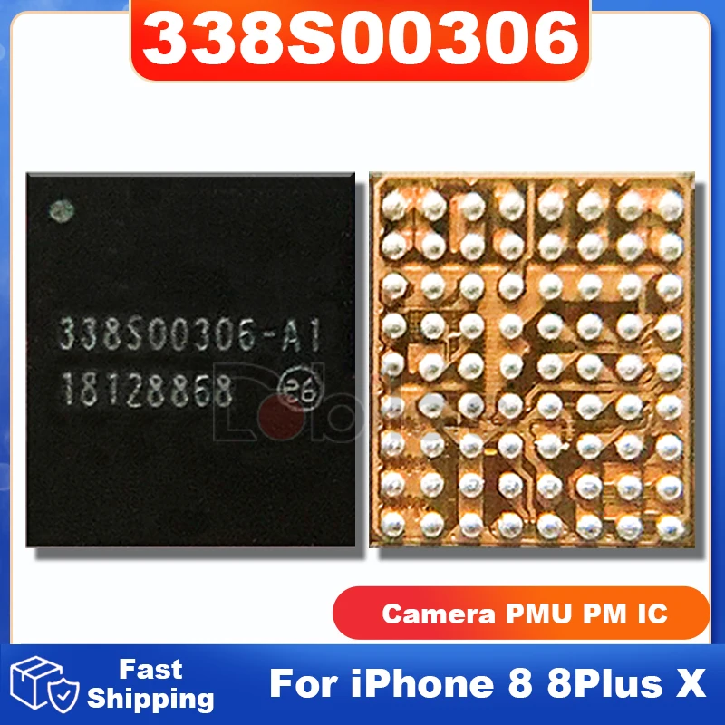 5Pcs 338S00306 U3700 For iPhone 8 8Plus X Camera Power Supply IC 338S00306-A1 BGA Integrated Circuits Chip Chipset