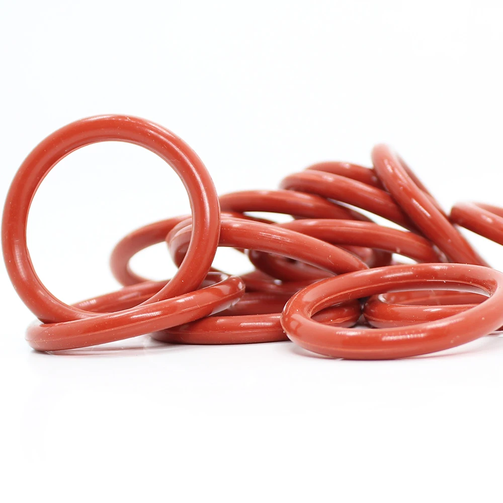 

CS1mm Silicone O RING OD 28/29/30/31/32/33/34/35/36/38/40x1mm 50PCS O-Ring VMQ Gasket seal Thickness 1mm ORing White Red Rubber