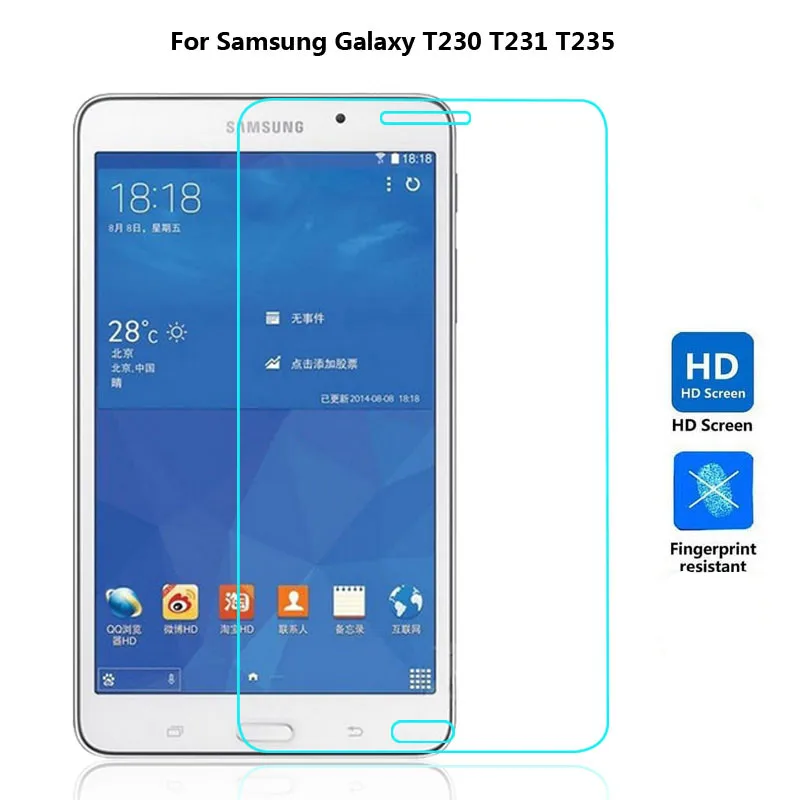 Folia zabezpieczająca ekran ze szkła hartowanego do Samsung Galaxy Tab 4 Tab4 7.0 T230 T231 T235 7\