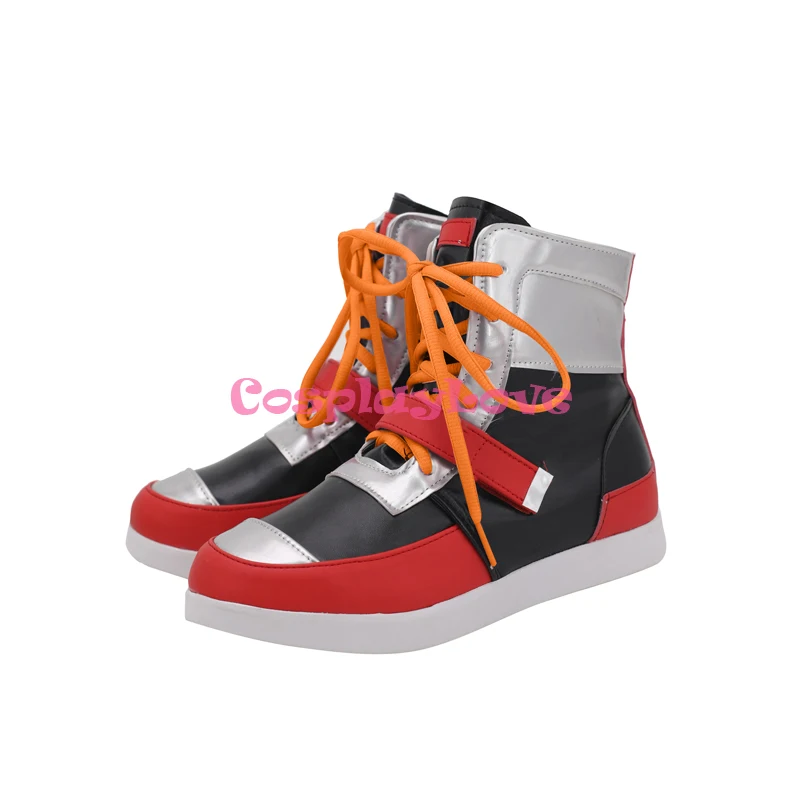 Cosplaylove Ensemble Sterren Trickstar Subaru Akehoshi Rode Cosplay Schoenen Lange Laarzen Lederen Custom Made