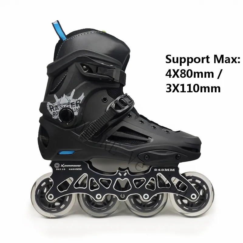 Multiple Function Skating Frame 3 4 Wheels Inline Slalom Skates Sneaker 4X80mm 3X110mm Speed Base Street Road Adults Boys Roller