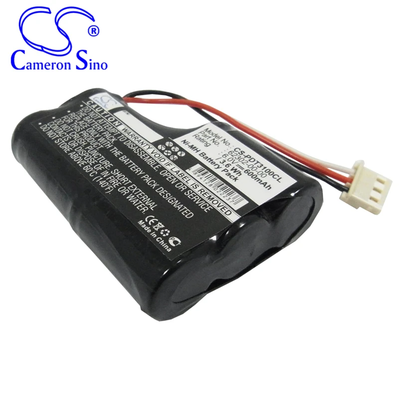 CameronSino Battery for Symbol PDT 3100 PDT 3110 PDT 3120 PDT 3140 fits Symbol 62302-00-00 Barcode Scanner battery 600mAh/3.6Wh