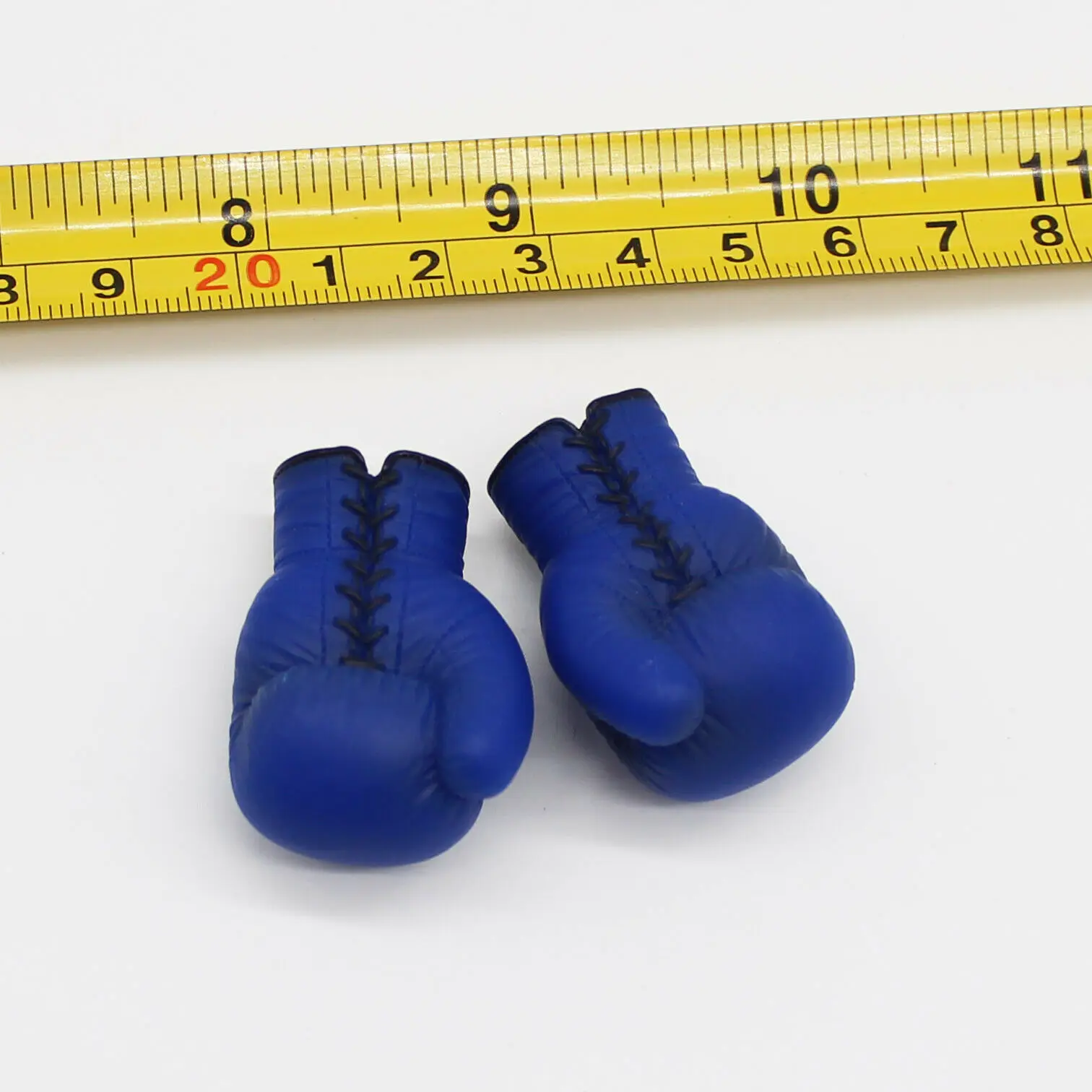 1pair Blue 1/6 Scale Male Boxing Gloves Model For 12\