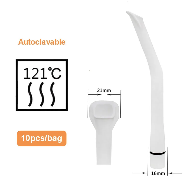 Dental Autoclavable Strong Suction Tips, Dental Duckbill Evacuation Tips Aspirator Saliva Tube Suction Tips Dental Material