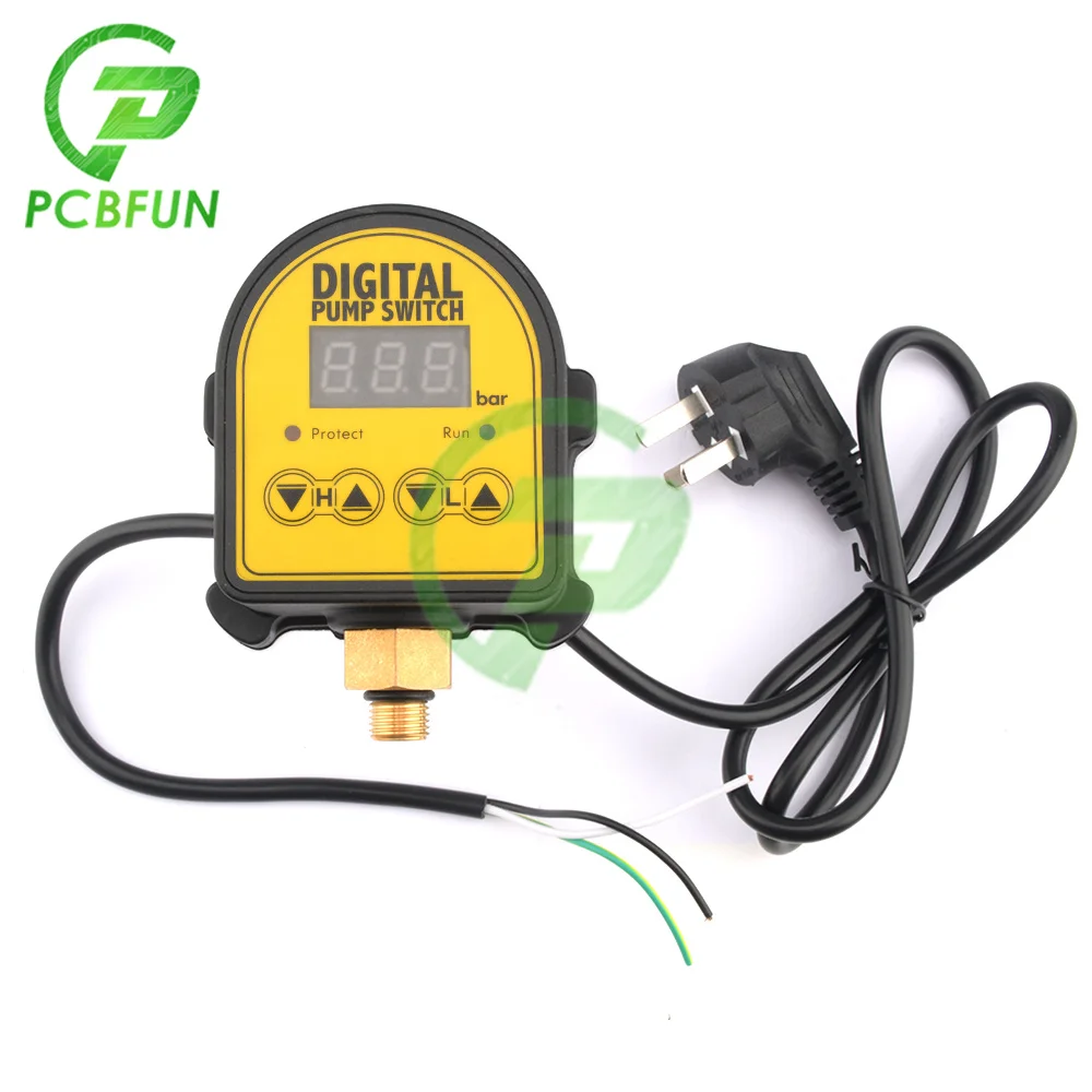 Automatic Eletronic Digital Display Pressure Controller Switch Air Pump Water Oil Compressor Pressure Switch for Water Pump