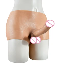 Skin Feeling Strapons for Women Hollow/Solid Silicone Strap on Realistic Dildo Pants for Men Huge Big Penis Sex Toys for Couples