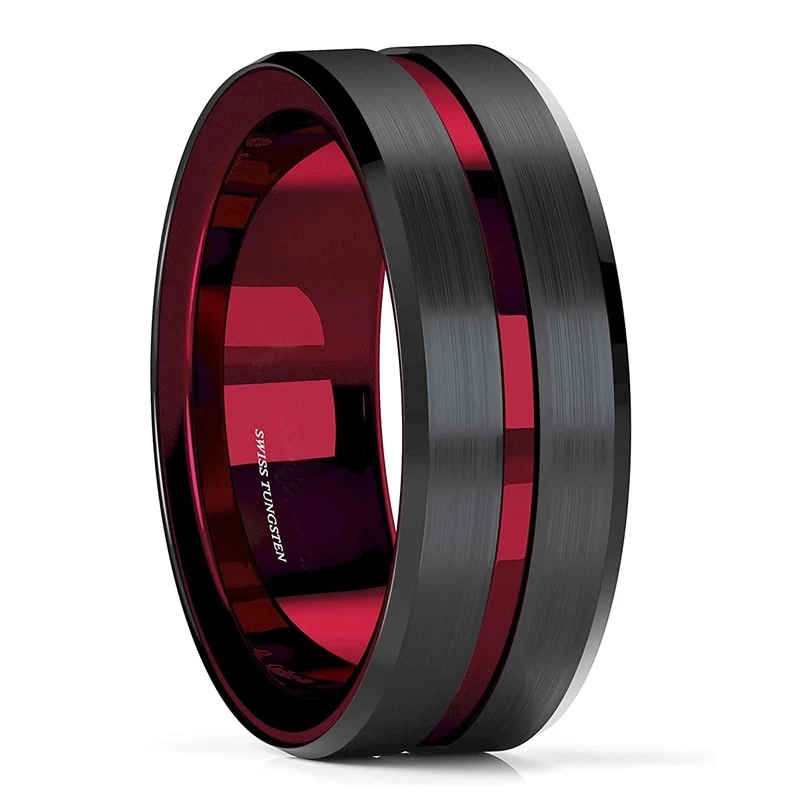 8Mm Classic Men Rin… - image