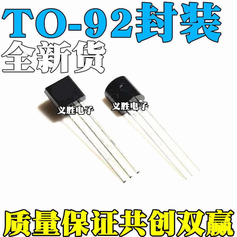 100PCS  Into the triode 2N5401 TO-92 0.3A/150V PNP  Power transistor Power transistor, the plug-in triode, upright triode