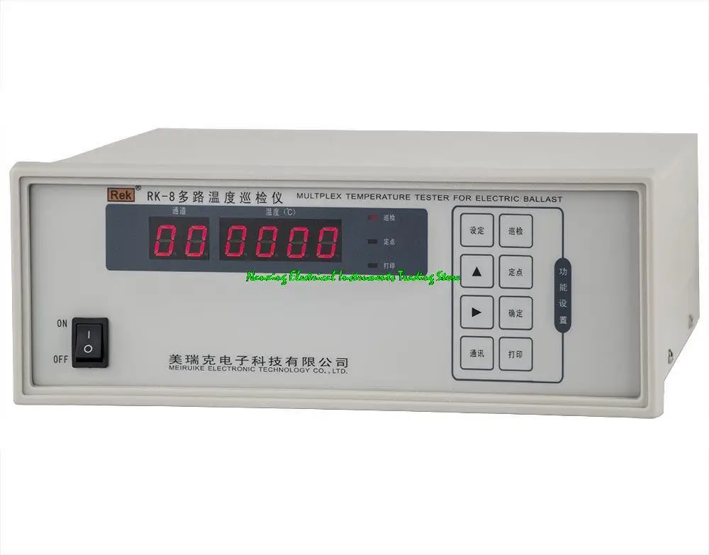 Chegada rápida RK-8/8-channel, medidor de registro de temperatura de RK-16/6 canais multi-canal testador de temperatura