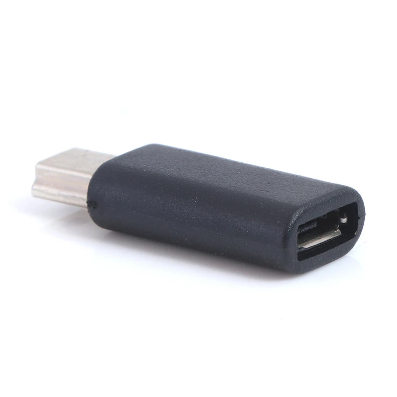 1Pc X USB Input Micro USB + Output Mini USB Micro USB Female Ke Mini USB Male