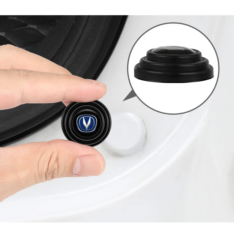 2/4pcs Silicone Car Door Shock Stickers Absorber Shock Pad For Changan CS55 CS75 CS35 CS95 Accessories